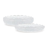 Fun® Crystal-Like Plastic Plate 24, 27, and 30cm [5pcs x 1pkt]