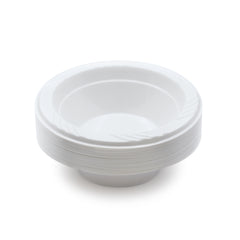 Fun® Plastic White Bowls 15cm [50pcs x 1pkt]