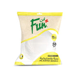 Fun® Plastic Bowl 15cm - White Pack of 50