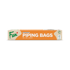Fun Piping Bags on Rolls 30x30x20cm with 6 Nozzles [25pcs x 1pkts]