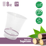 Fun® Sukkar Clear Cup 8oz [12pcs x 1pkt]