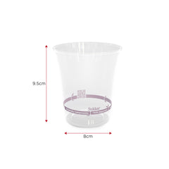 Fun Sukkar Clear Cups 8oz [12pcs x 1pkt]