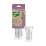 Fun® Sukkar Clear Cup 8oz [12pcs x 1pkt]