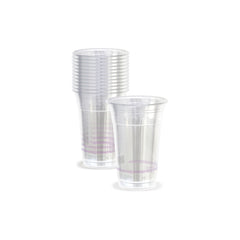 Fun Sukkar Clear Cups 8oz [12pcs x 1pkt]