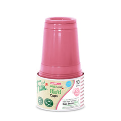 Fun Bio'd Blush Pink Cups 12oz [10pcs x 1pkt]