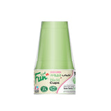 Fun Colors Bio`d Cups 12 oz - Kiwi Green (Pack of 10)