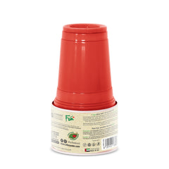 Fun Bio'd Ruby Red Cups 12oz [10pcs x 1pkt]