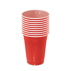 Fun Bio'd Ruby Red Cups 12oz [10pcs x 1pkt]