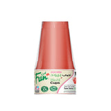 Fun Colors Bio`d Cups 12 oz - Ruby Red (Pack of 10)