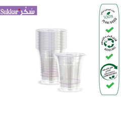 Fun Sukkar Clear Cups 12oz [12pcs x 1pkt]