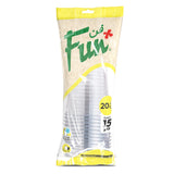 Fun® Everyday Plastic Cup - Clear