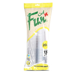 Fun Plastic Clear Cups 8, 12, and 20oz