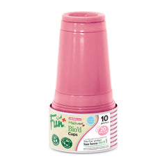 Fun Bio'd Blush Pink Cups 20oz [10pcs x 1pkt]