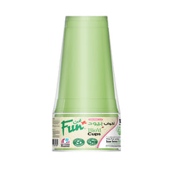 Fun Bio'd Kiwi Green Cup 20oz [10pcs x 1pkt]