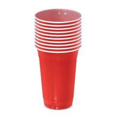 Fun Bio'd Ruby Red Cups 20oz [10pcs x 1pkt]