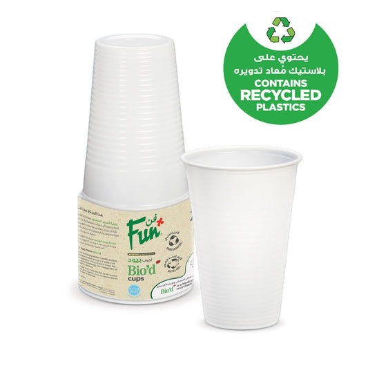 Fun Biod White Cups 5oz [25pcs x 1pkt] - CRP