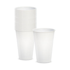 Fun Bio'd White Cups 5oz [25pcs x 1pkt]