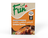 Fun® Indispensable Plastic Oven Bags 25x38cm with Tie Wire
