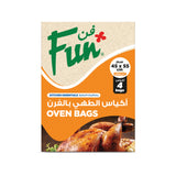 Fun® Clear Jumbo Oven bags 45x55cm with Tie Wire [4pcsx1pkt]