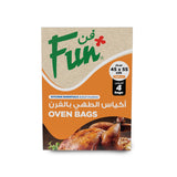 Fun® Indispensable Plastic Oven Bags 25x38cm with Tie Wire