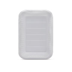 Fun Plastic Rectangular White Trays [1Kg]