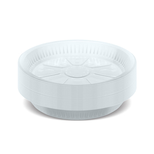 Fun® Plastic White Plates 15, 18 and 22cm