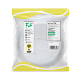 Fun® Plastic White Plate 22cm PP [25pcs x 1pkt]