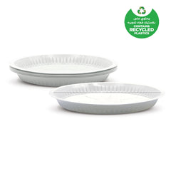 Fun Biod White Plates 26cm [12pcs x 1pkt] - CRP