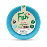 Fun® Bio'd Sky Blue Plate 26cm [10pcs x 1pkt]