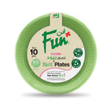 Fun® Bio'd Kiwi Green Plate 26cm [10pcs x 1pkt]