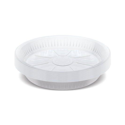 Fun® Plastic White Plates 26cm [25pcs x 1pkt]