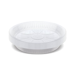 Fun® Plastic White Plates 26cm [25pcs x 1pkt]