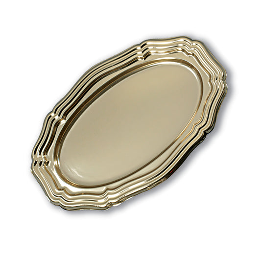 Royal Oval Louis xiv Platter 39x27cm - Gold [P:1pc]