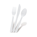 Fun® Bio'd Premium White Cutlery Set [18pcsx1pkt]