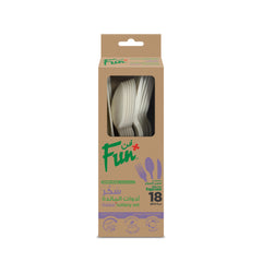 Fun Sukkar Cutlery Set in cardboard box [18pcs x 1pkt]