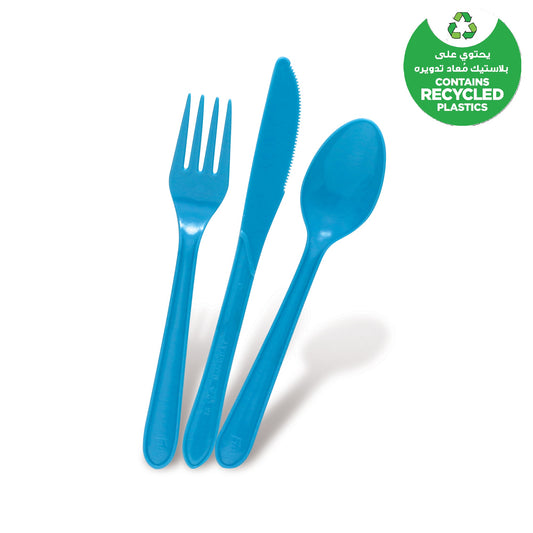 Fun Biod Sky Blue Cutlery Set [18pcs x 1pkt] - CRP