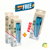 Fun® 2+1Free Bio`d Cutlery Sets – Sky Blue [18pcs x 3packs]