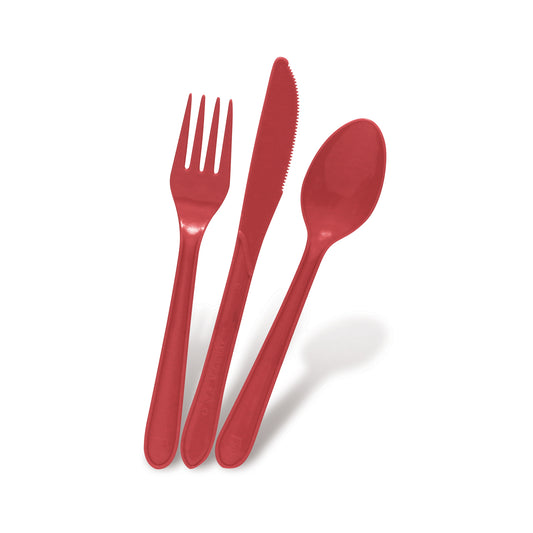 Fun® Bio'd Ruby Red Cutlery Set [18pcs x 1pkt]