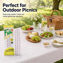 Fun Biodegradable Printed Soufra Table Covers 1x1.2m (30 Sheets) [1rl x 1pkt]