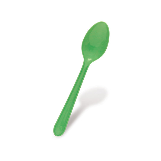 Fun® Bio'd Kiwi Green Spoons 6.7in [18pcs x 1pkt]