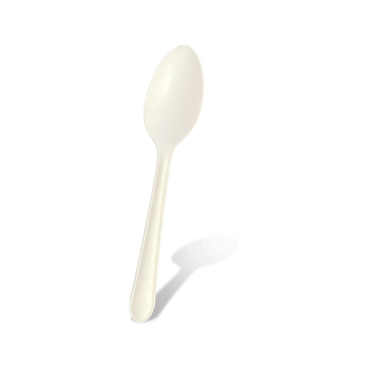 Fun® Sukkar White Spoons in cardboard box 6.7in [18pcs x 1pkt]
