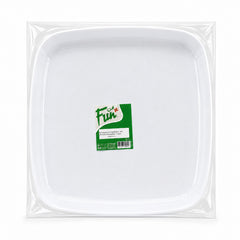 Fun PS White Square Serving Platter 14in (35.5cm) [1pc]