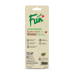 Fun Wooden Stirrers 13cm [24pcs x 1pkt]