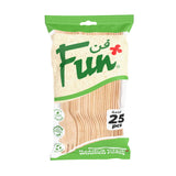 Fun® Everyday Wooden Fork 6.5in Evergreen 25pcs