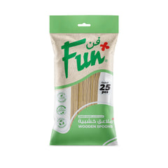 Fun® Wooden Spoons 6.25in [25pcs x 1pkt]