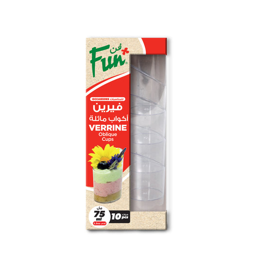 Fun Verrine Oblique Cups 75ml