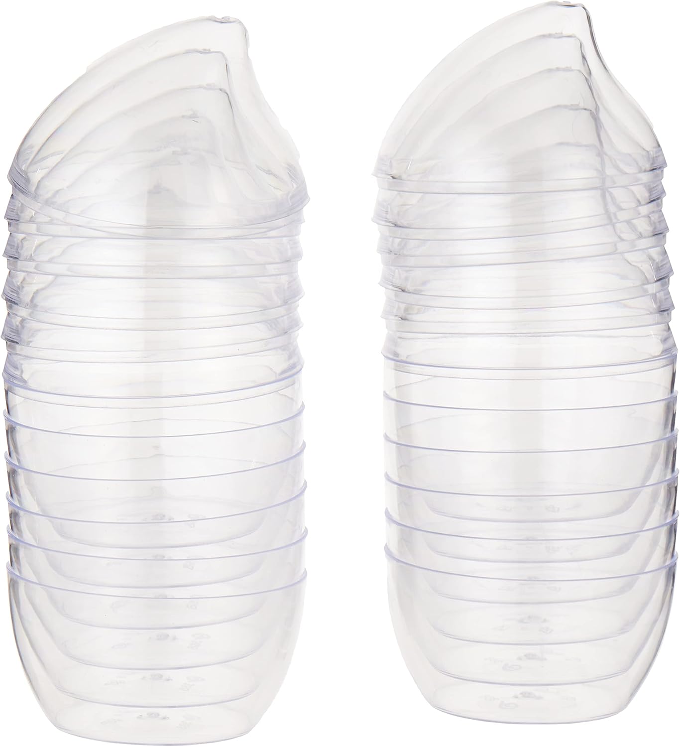 Fun Verrine Peach Shaped Bowls 75ml with Lids [12pcs x 1pkt]