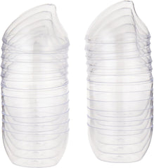 Fun Verrine Peach Shaped Bowls 75ml with Lids [12pcs x 1pkt]