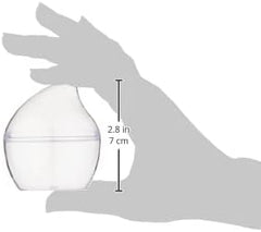 Fun Verrine Peach Shaped Bowls 75ml with Lids [12pcs x 1pkt]