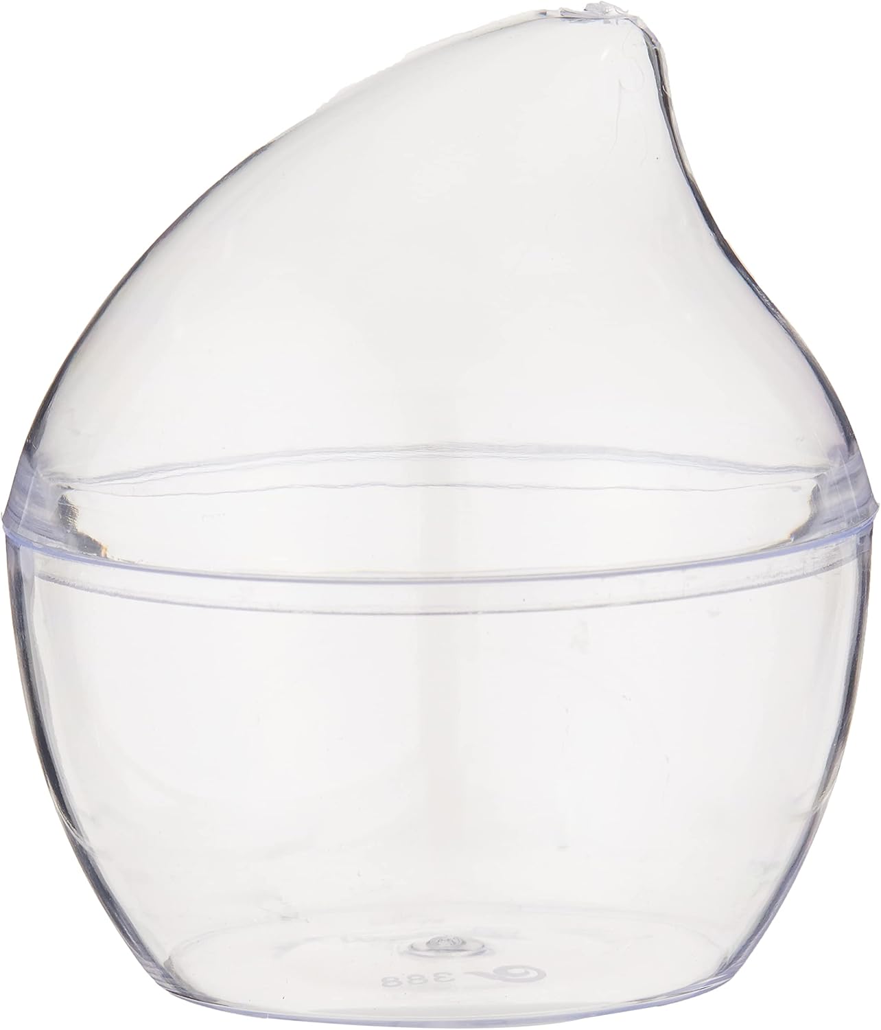 Fun Verrine Peach Shaped Bowls 75ml with Lids [12pcs x 1pkt]